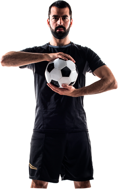 Modelo de uniforme de futebol